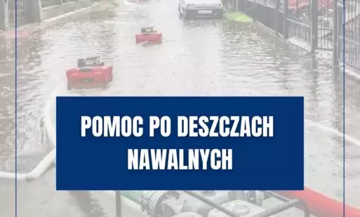 zdjecie dot. informacji  o pomocy po nawalnych deszczach