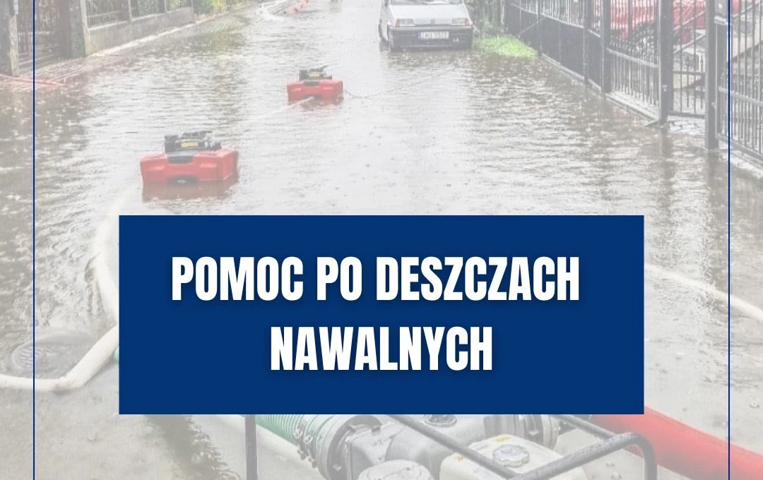 zdjecie dot. informacji  o pomocy po nawalnych deszczach